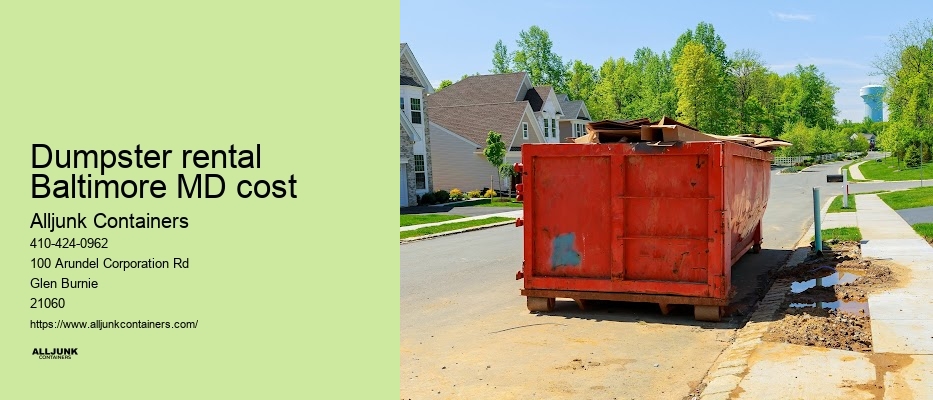Affordable dumpster rental